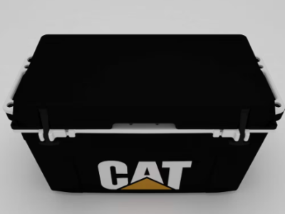 Cat® 55 Quart Insulated Personal Cooler – Black