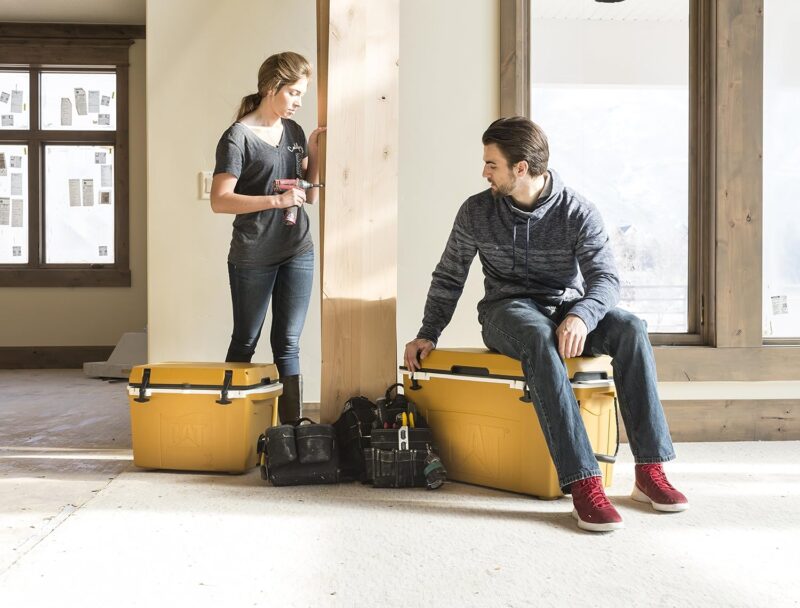 Cat® 55 Quart Insulated Personal Cooler – Yellow5