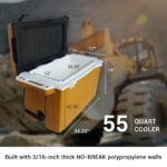 Cat® 55 Quart Insulated Personal Cooler – Yellow6