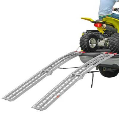 Rampe arquée extensible en aluminium (paire)