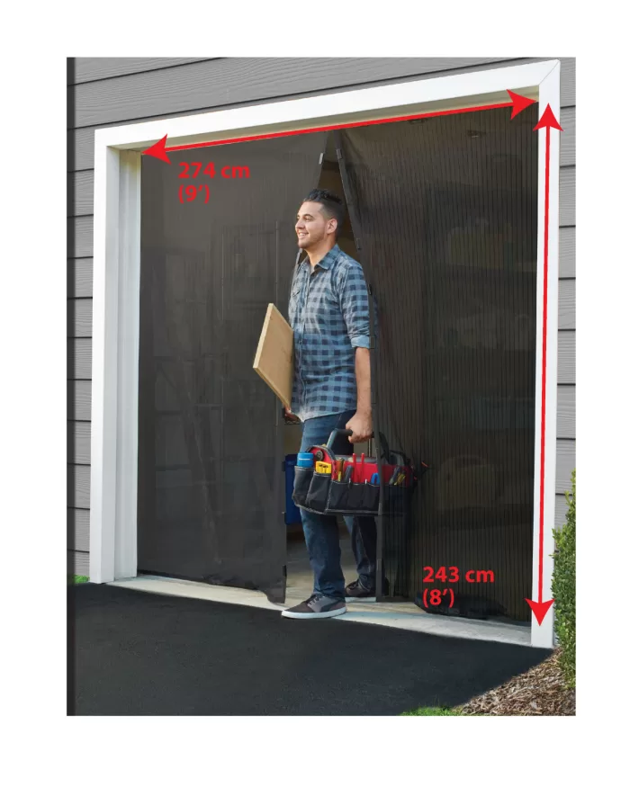 Magic Mesh Garage Door