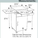 Luxor 38 in Wood Multimedia Workstation – Gray