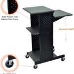 Luxor 40 in Mobile Presenters Station – Black.jpj