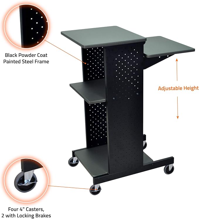 Luxor 40 in Mobile Presenters Station – Black.jpj Luxor 40 in Mobile Presenters Station – Black.jpj