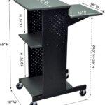 Luxor 40 in Mobile Presenters Station – Black3