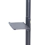 Luxor Adjustable Flat Panel Cart with Swivel Mount