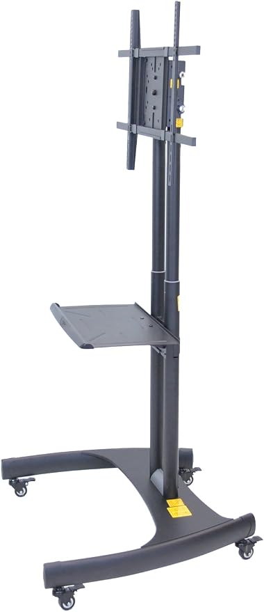 Luxor Adjustable Flat Panel Cart with Swivel Mount