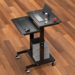 Luxor Adjustable Height Presentation Workstation – Black4