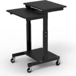 Luxor Adjustable Height Presentation Workstation – Black5