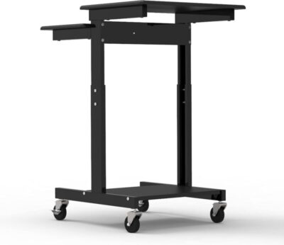 Luxor Adjustable Height Presentation Workstation – Black6