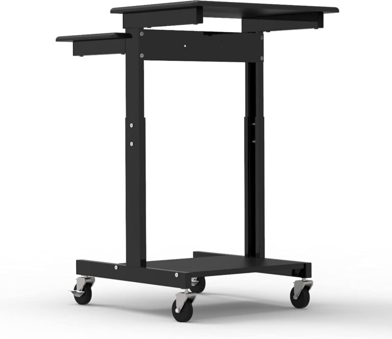 Luxor Adjustable Height Presentation Workstation – Black6