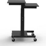Luxor Adjustable Height Presentation Workstation – Black7