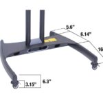 Luxor Adjustatble Height TV Stand1