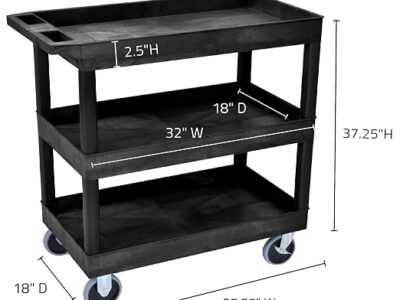 Luxor Heavy Duty Tub – 19 in X 32 in – Black2