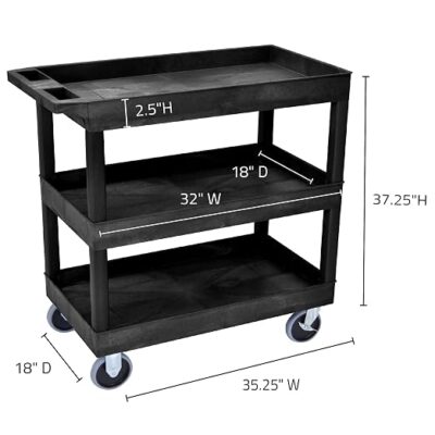 Luxor Heavy Duty Tub – 19 in X 32 in – Black2 Luxor Heavy Duty Tub – 19 in X 32 in – Black2