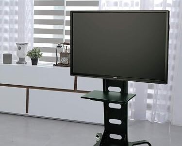 Luxor Mobile Flat Panel TV Stand + Mount