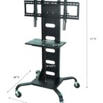 Luxor Mobile Flat Panel TV Stand + Mount2