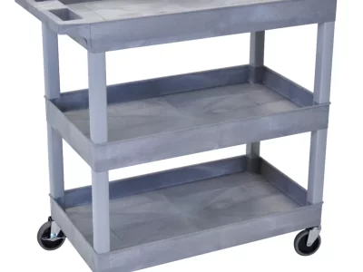 Luxor Tub Cart - Three Shelves - Gray