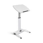 Luxor Pneumatic Adjustable-Height Lectern - Gray