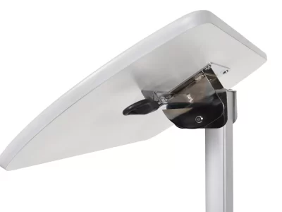 Luxor Pneumatic Adjustable-Height Lectern - Gray