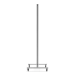 Luxor Mobile Acrylic Room Divider and Sneeze Guard - Clear