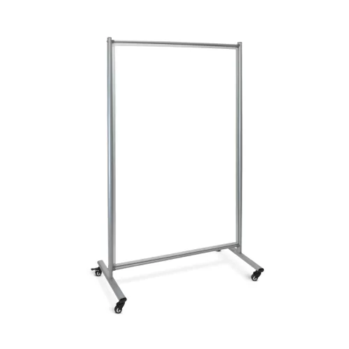 Luxor Mobile Magnetic Whiteboard Room Divider - 72-in x 40-in