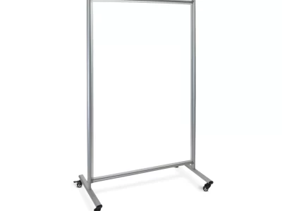 Luxor Mobile Magnetic Whiteboard Room Divider - 72-in x 40-in