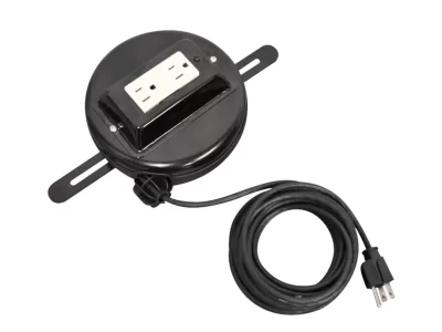 Luxor 20-ft Retractable Power Cord - Two-Outlet