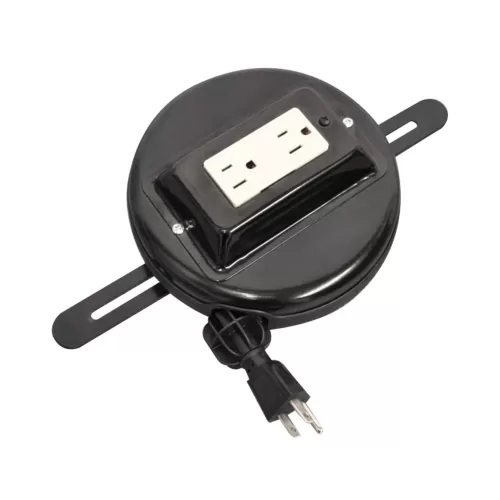 Luxor 20-ft Retractable Power Cord - Two-Outlet