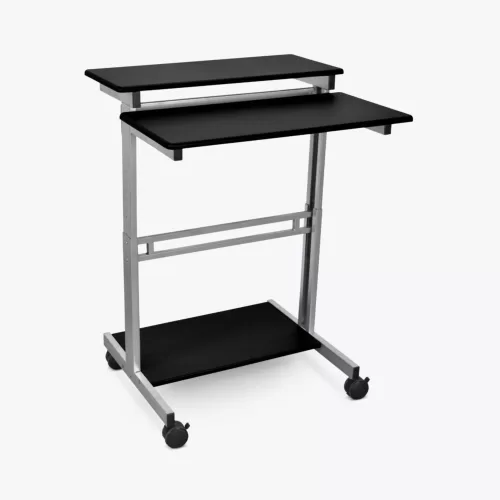 Standing Presentation Station - Black