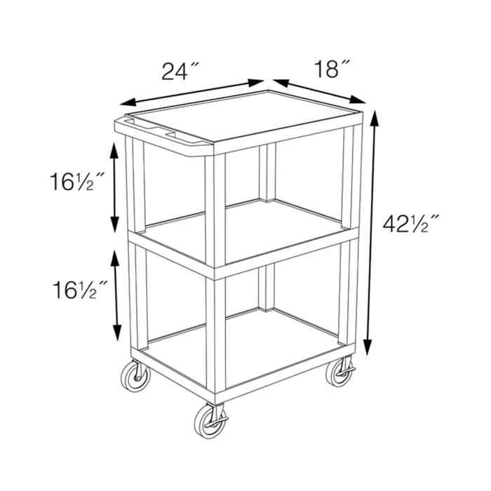 AV Cart Dimensions