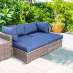 Allspace Allspace 5-Piece Metal Wicker Patio Set