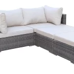 Allspace Allspace 5-Piece Metal Wicker Patio Set