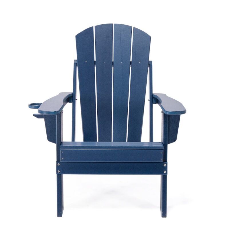 Chaise Adirondack Lake Country Outdoors en polyéthylène haute densité - Bleue
