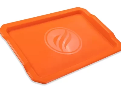 Orange Serving Tray 4 Pack