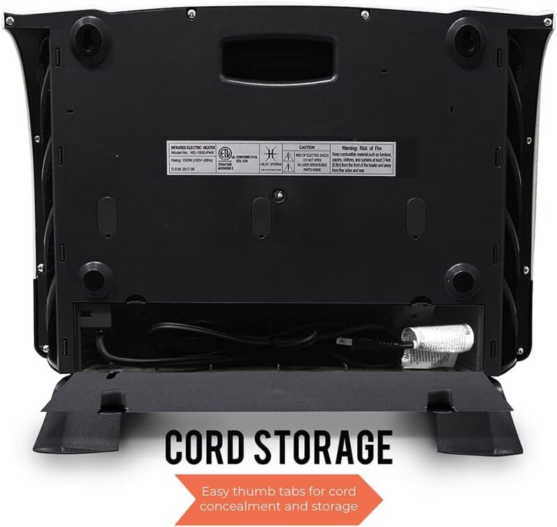 Heat Storm 1500W Infrared Cabinet Heater with Remote Control and Safe Touch Design3 Heat Storm 1500W Infrared Cabinet Heater with Remote Control and Safe Touch Design3