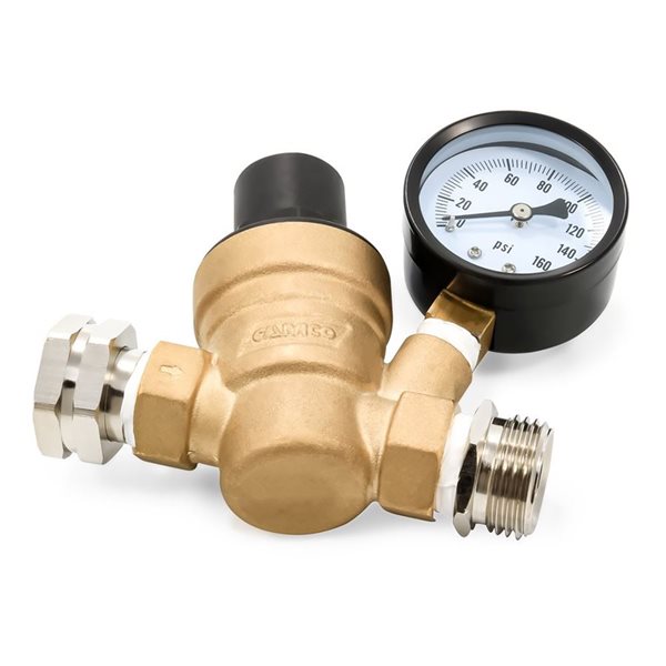 Camco Adjustable Brass Water Pressure Regulator