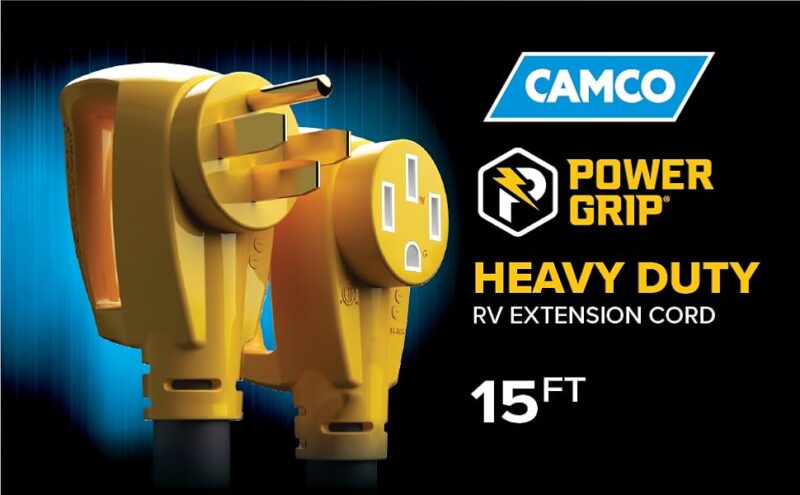 Camco 15' 50 Amp PowerGrip RV Extension Cord Camco 15' 50 Amp PowerGrip RV Extension Cord