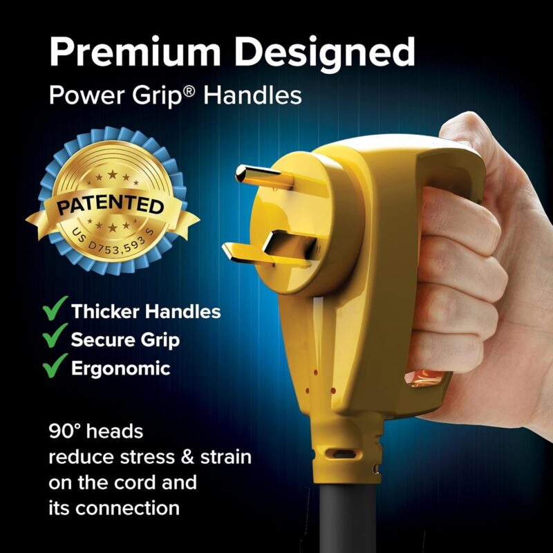 Camco 25' 30 Amp PowerGrip RV Extension Cord Camco 25' 30 Amp PowerGrip RV Extension Cord