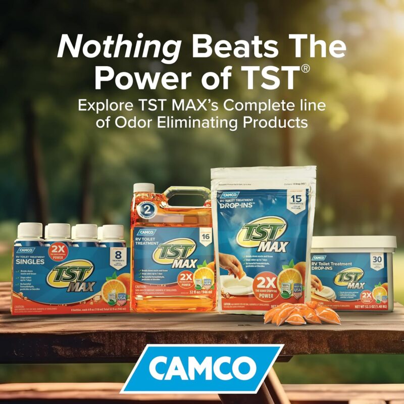 Camco TST Max 30-pack RV Toilet Treatment Drop-ins - Orange Scent Camco TST Max 30-pack RV Toilet Treatment Drop-ins - Orange Scent