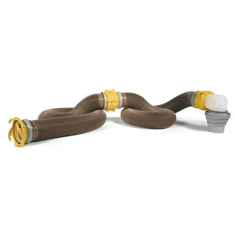 Camco 20' RV Sewer Hose Kit with Pre-Attached Fittings (Kit de tuyau d'égout pour véhicule de plaisance de 20 pieds avec raccords pré-attachés)