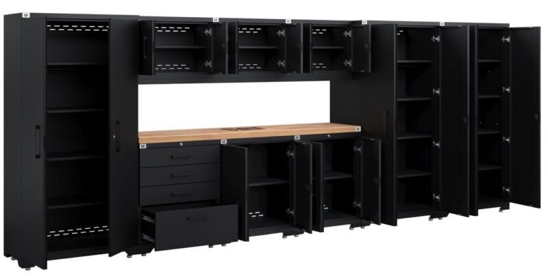 Cat® Fully-Welded 10-pc Garage Storage Cabinetry Set