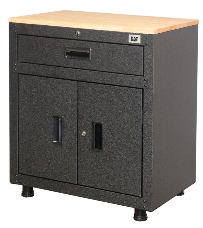 Cat® Ready To Assemble Garage Storage 28″ 1-Drawer, 2-Door Base Cabinet Cat® Ready To Assemble Garage Storage 28″ 1-Drawer, 2-Door Base Cabinet