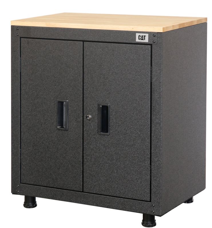 Cat® Ready To Assemble Garage Storage 28″ 2-Door Base Cabinet Cat® Ready To Assemble Garage Storage 28″ 2-Door Base Cabinet