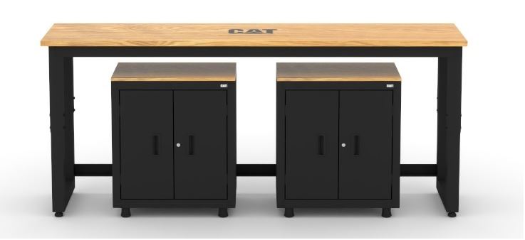 Cat® Ready To Assemble 3-pc Garage Storage Cabinetry Set Cat® Ready To Assemble 3-pc Garage Storage Cabinetry Set
