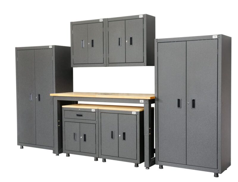 Cat® Ready To Assemble 7-pc Garage Storage Cabinetry Set Cat® Ready To Assemble 7-pc Garage Storage Cabinetry Set