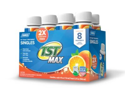 Camco TST Max 8 pack RV Toilet Treatment Singles – Orange Scent9