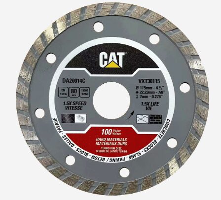 Cat® Garage 100 Value Hard Material Diamond Saw Blade Cat® Garage 100 Value Hard Material Diamond Saw Blade