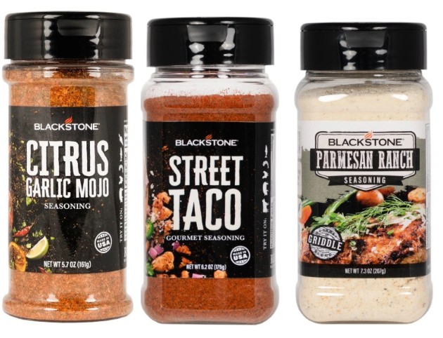 SpicePackE-Citrus gralic Mojo, Street taco, Parmesan ranch
