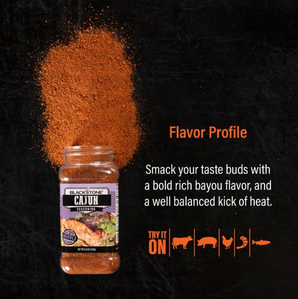 Série Blackstone Gourmet - Épices cajun